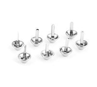 Pretfy 50Pcs Purse Handbag Cone Feet Nailhead Stud Spike Craft Supplies Decoration for Bags & Clothes (15mm)