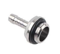 Pretfy 6 PCS Water Cooling Fitting G1/4 Barb Connector Set with Silicone Ring for Efficient PC Cooling Solutions (6mm)
