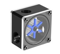 Pretfy 6-Way Meter for Water Cooling Systems in PCs Easy to Use with Silicone Sealing Ring