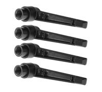 Pretfy Adjustable Fixing Handle Essential Equipment Length Stainless for Machinery Use Limited Woodworking Lever 4pcs Universal Packaging Metal Female Knobs 80 (Internal Thread M8 (Handle Length 63))