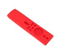 Pretfy Anti-Slip Remote Control Protective Silicone Case for Xiaomi Mi Box S/Mi TV Stick - Shockproof & Washable (Red Set)