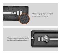 Pretfy Arrow Storage Case Plate Efficient Kit Strength Photo Light Hand Cnc Black Holders Slr Tripod High Markins Screw For Pu70 Camera Quality Pad Arca Rrs (PU100)
