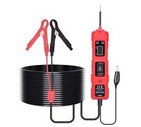 Pretfy Automotive Circuit Probe Tester with Short Circuit Protection, 6-36V Automotive Probe for Quick Troubleshooting, Plastic/4.5M/1pc (Red)