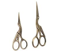 Pretfy Bronze Stainless Steel Robust Device Crafts Hobbyist Practical Collection Portable Exquisite Scissors Sizes Sewing Home Sturdy Shape Unique