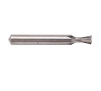 Pretfy Carbide 6mm Dia Shank 4 Flutes 50mm Length Universal Dovetail Milling Cutter, 60° Angle (75°)