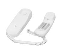 Pretfy Compact Corded Desktop Telephone with Functions for Redialing and Ringing Volume Adjustment for the Call Center in the Home Hotel Office, Corded Wall Telephone (W)