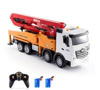 Pretfy Concrete Pump Truck Toy, Premium Material, Advanced Remote Control Technology, Design for Boys and Kids, 2.4G Remote Control DieCast Construction Vehicles for Indoor and Outdoor Play (-2)