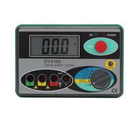 Pretfy DY4100 Digital LCD Earth Ground Tester for Power Systems - Outdoor Testing, Large Screen Display (DY4100 digital explicit official standard (fabric)