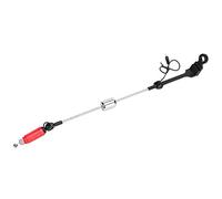 Pretfy Fishing Tackle Bite Reliable Component Compact Light Roller Hanger European Accessories Signals The Alarm For Indicators Lake With Line Equipment Device (Red)
