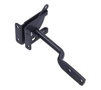 Pretfy Gate Latch Kit Efficient Solution For Steel Garages Fence Fittings Carbon Lock Sliding Safety Doors Closets Accessory Sheds Screw/Fastener Rustproof Barns