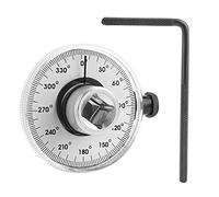 Pretfy High Precision 360 Degree Drive Wrench with Adjustable Arm for Car Engine Repair, Easy to Read Torque Angle Gauge