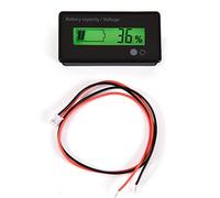 Pretfy High-Precision Voltage Meter with Green Backlit LCD, Durable Battery Tester for Home Use and Field Testing