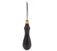 Pretfy Leather Edge Beveller Steel Vane/Wing Ebony Handle Leathercraft Edger for Efficient Trimming Tool 1.8mm (0.7mm)
