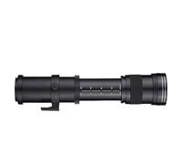 Pretfy MF F/8.3-16 420-800mm Super Telephoto Zoom Lens Full Manual Focus Suitable for EFEF-S Cameras Portrait, Landscape, Street Photography Black Aluminum Alloy Lens