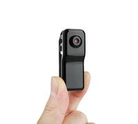 Pretfy Mini DV Video Camera, DVR Recorder Camcorder with Lithium Battery, Small Size, Easy to Carry, Alloyed Shell, Support Sound Control Video Recording, USB Charging, Memory Micro (Black)