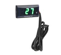 Pretfy Motorcycle Dc12v Lcd Precision Upgrade Motorbike Water Tee For With Meter Temp Screen Digital 16mm Slim Thermometer Temperature - Premium Quality & E (Green Backlight)