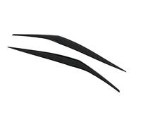 Pretfy Pair Front Headlight Eyebrow, Eye Lid Cover Trim for MK6.5 2013-2017