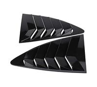 Pretfy Pair of Side Premium Tool Window for Louver 13 18 86 Scoop Fr Vent Louvers Cover Trim - Enhanced Performance & Durability (Carbon Fiber Pattern)