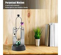 Pretfy Perpetual Motion Art Desk Decoration - Swinging Wiggle Device, Iron & Plastic Craft for Home Office Decor