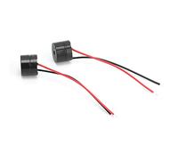 Pretfy Piezo Electric Buzzer Alarm, 10Pcs Active Wired Beeper, YMD-12095 DC 3-24V, ABS Material, for Motorcycles Steering Signal