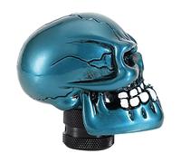 Pretfy Skeleton Skull Head Professional Kit Lever Stick Shifter Universal Gear - Premium Quality & Easy Installation (Green #01)
