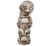 Pretfy Skull Gear Shifter, Universal Manual Car Gear Shift Knob Lever with 3 Hoses, Unique Design for