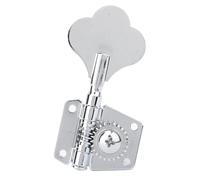 Pretfy Steel Open Electric Bass Tuner Knobs, Fine Tuning Tool for Left Row Bass Guitars, Vintage Style (For right row)