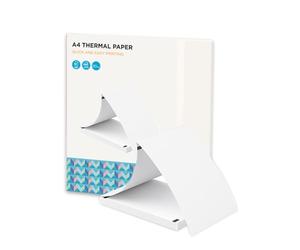 Pretfy Thermal Paper 200 Sheets A4 Sized, Long Shelf Life, Various Printer Compatibility, Glossy Finish. Inkless Design, Designed for US Letter Size, Suitable for Document and (Letter Size)
