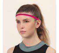 Pretfy Thin Non-Slip Elastic Sports Headband with Silicone Grip for Men Women Soccer (Purple)