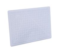 Pretfy Translucent Cutting Pad Non-Slip Cut Board Hand Made Tool Non-Reflective for Rubber Stamp (A5-Transparent Cutting Board)