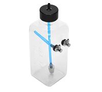 Pretfy Transparent Plastic Fuel Reliable Module Workmanship 300ml Strength Remove To Quality Rc Metal Cnc 410ml Install Circlip With High And Easy For Oil Pipe (410ml (for 30-40cc aircraft))