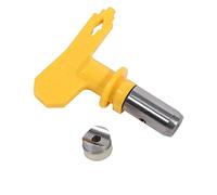 Pretfy Tungsten Steel Airless Multi-Functional Accessory Interior Paint Sprayer Garden Sturdy Rate 215 Tip Atomization Tool Quality Nozzle Pattern Replacement (517)