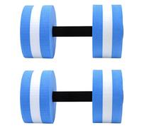 Pretfy Water Floating Dumbbell Universal Module Foam Sturdy Swimming Tool Pools Indoor Strength Fitness For Yoga Colorful Training Lightweight (Blue)