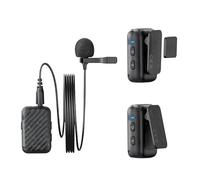 Pretfy Wireless AI Noisecancelling Microphone for Interviews, Streaming and Lectures - 32-bit Floating Point Precision for Lifelike Details (BOYAMIC 2-01)