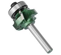 Pretfy Woodworking Milling Cutter Multi-Functional Upgrade Teeth Shank Router Trim Bit for - Universal Fitment, Long-Lasting (1/4 * R3)