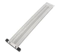 Pretfy Woodworking Scribing Ruler Professional Upgrade Steel Measuring Gauging Projects Carpentry Marking Ultra For (12 inches)
