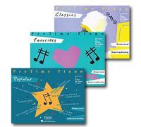 Pretime Piano Pack - Primer Level - Three Book Set - Includes Classics, Favorites and Popular - Piano Adventures Supplementary Series