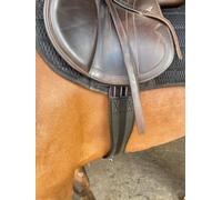Preto Horse Synthetic Girth For Saddles Comfort Waffle Neoprene Equine Girth anti-chafe elasticated end contour black anatomical/ergonomic Pvc Jumping Cushioning Girth