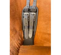 Preto New Synthetic Waffle Neoprene Dressage Girth Anatomical With Elasticated Ends Horse Equine Saddle Girths Anti-Chaff Anti-Gall Comfort Cushioning Performance Ergonomically Shaped Flexible