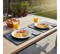 Preto Set of Two Rectangular Placemats | Slate