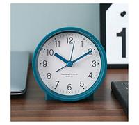 Prettiee Desk Clock Big Bell Bedside Small Alarm Clock with Snooze Function Alarm Clock for Students to Wake Up Artifact with Night Light Mute Clock Alarm Clock for Bedroom,A (A)