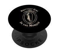 Prettiest Girl In The Morgue Gothic PopSockets Adhesive PopGrip