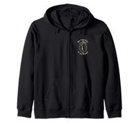 Prettiest Girl In The Morgue Gothic Zip Hoodie
