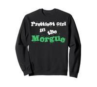 Prettiest Girl in the Morgue Horrorcore Queen Womens Top Sweatshirt