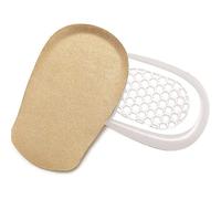 PrettSole Gel Heel Lifts, 1/2 Inch Height Increase Insoles for Leg Length Discrepancy - Large Shoe Lifts for Men, Shoe Inserts Comfort Half Foot Pads for Heel Pain - 1 Pair