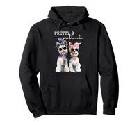 Pretty and Problematic Funny Yorkie Cute Sassy Dog Lover Pullover Hoodie