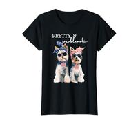 Pretty and Problematic Funny Yorkie Cute Sassy Dog Lover T-Shirt