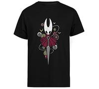 Pretty Art All Knight The Hollow Knight Adventure Game Black T-Shirt For Men Short Sleeve, blackone, XL