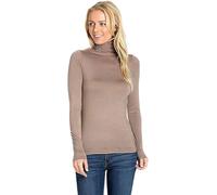 Pretty Attitude Women’s Polo Roll Neck Long Sleeve Turtle Neck Plain Jumpers for Women Siza 8-24 (as8, Numeric, Numeric_16, Numeric_18, Regular, Regular, Mocha, X-Large)