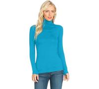 Pretty Attitude Women’s Polo Roll Neck Long Sleeve Turtle Neck Plain Jumpers for Women Siza 8-24 (as8, Numeric, Numeric_16, Numeric_18, Regular, Regular, Turq, X-Large)